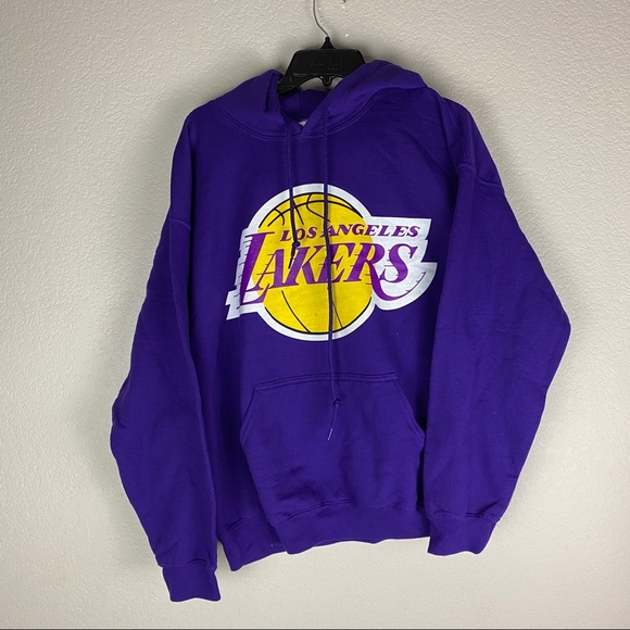 Los Angeles Lakers Hoodie Jacket Size Large - Picture 1 of 8